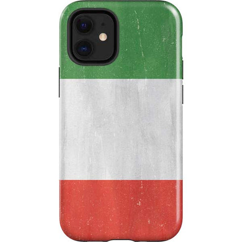 Italy Flag Distressed iPhone 12 Mini Impact Case